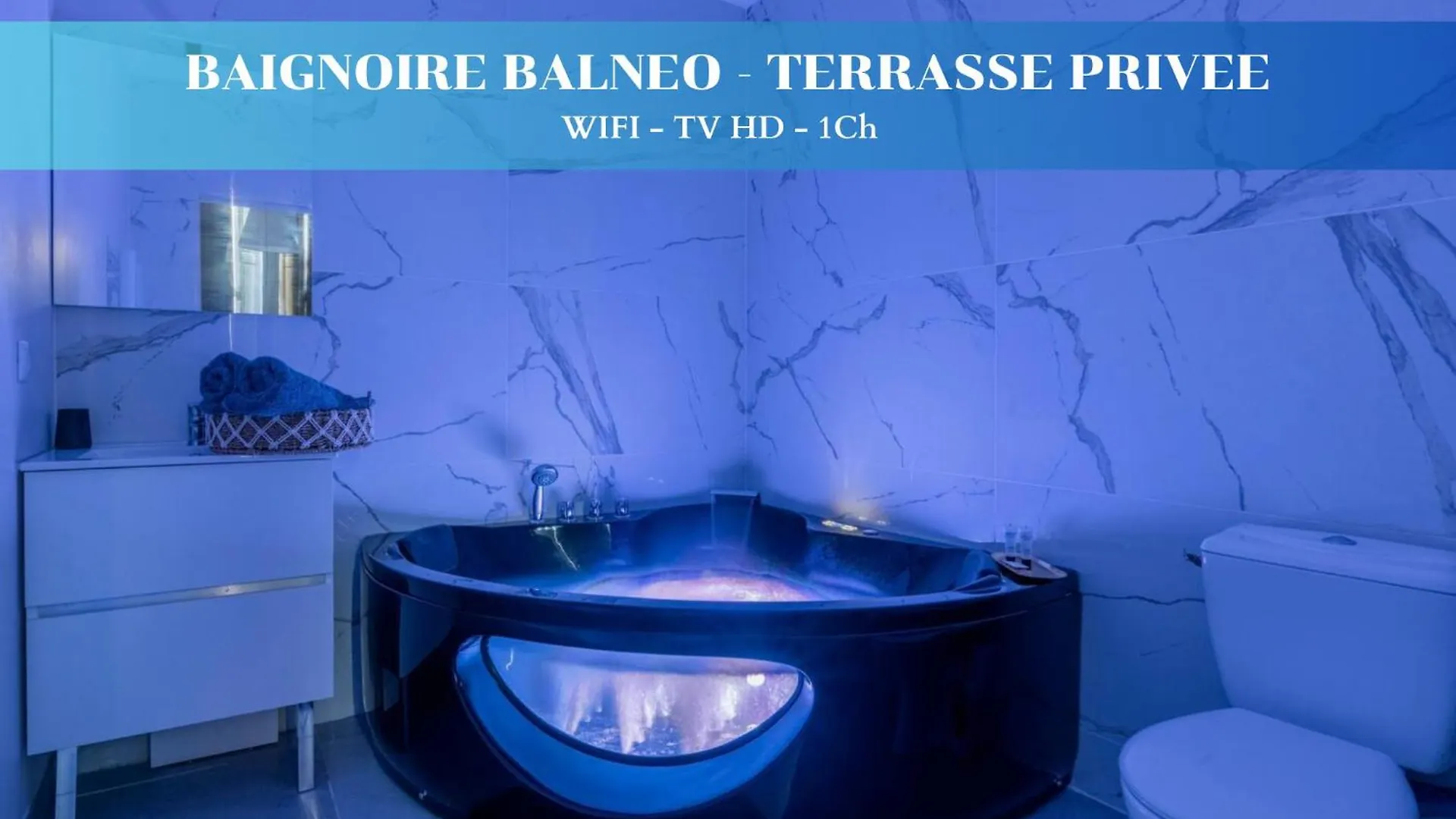 Appartement Baignoire Balneo Avec Climatisation à Saint-Etienne  Saint-Etienne (Loire)
